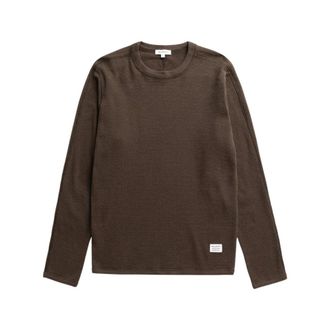 Norse Projects Hombre, Camisetas, Marr&oacute;n, Talla: M