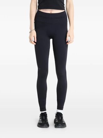 Under Armour Project Rock high-rise ribbed leggings - women - Nylon/Elastane - S - Black