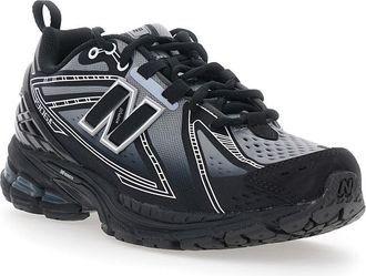 New Balance Unisex Sneakers 1906e Black Tech Fabric Upper Trainers