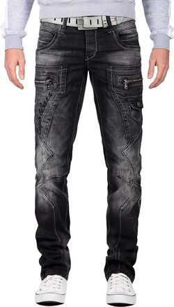 Cipo & Baxx Mens Jeans CD296-bans Black W40/L30