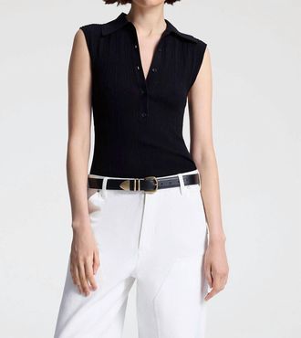 A.L.C. Ollie Top In Black