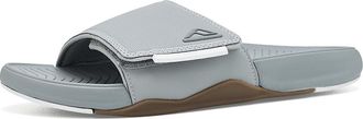 Reef Phantom Slab Mens Slide Shoes Grey/White : 11 D - Medium, Synthetic