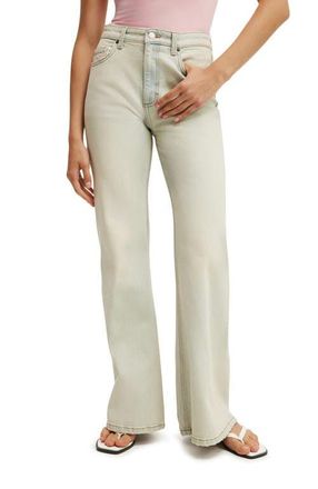 Cotton On Womens Sienna High Flare Jean in Solar Blue at Nordstrom, Size 10