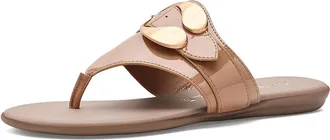 Aerosoles Glam Womens Sandals Beige Bisque : 8.5 B - Medium, Leather