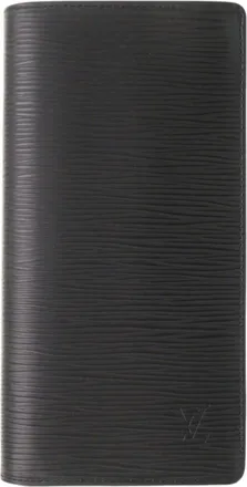 Louis Vuitton Noir Epi Leather Long Wallet (Bi-Fold) (Pre-Owned)