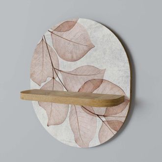 OEM Fragilidad Oto&ntilde;al Estante Ovalado