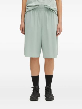 Maison Margiela elastic-waistband shorts - women - Elastane/Nylon - S - Green
