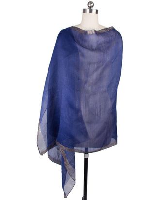 Saachi Saachi Shimmer & Shine Silk-Blend Scarf