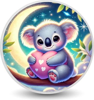 OEM Abrazos Iluminados Por La Luna: Koala De La Bondad, Moneda De Plata De 1 Oz