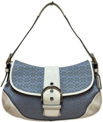 Coach Mini Signature Leather Shoulder Bag (Pre-Owned)