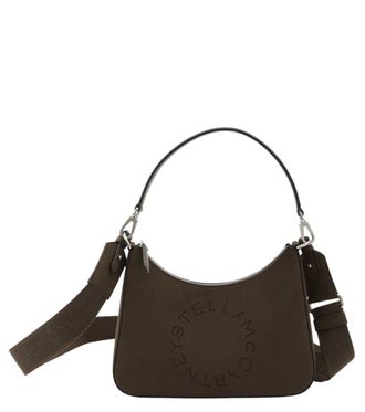 Stella McCartney Brown Logo Small Shoulder Bag