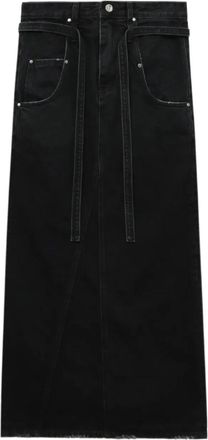 Low Classic tie-detail maxi skirt - Black