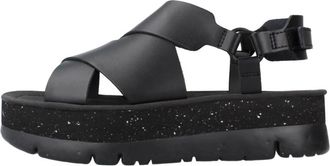 Camper Stijlvolle Platte Sandalen voor Vrouwen - Dames - Sandalen - Zwart - 38 EU - Schoenen