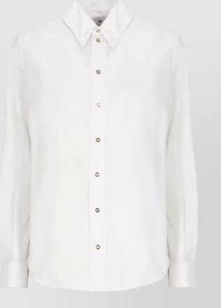 Elisabetta Franchi cotton shirt long sleeves buttoned cuffs