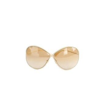 Tom Ford Pre-owned Accessories, female, White, Size: ONE SIZE Pre-owned Metal Sunglasses