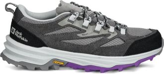 Jack Wolfskin panelled sneakers - women - Rubber/Other fibres/Other fibres - 37 - Grey