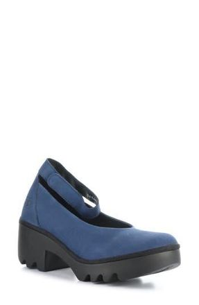 FLY London Tiry Ankle Strap Pump in 005 Blue Cupido at Nordstrom Rack, Size 7-7.5Us / 38Eu