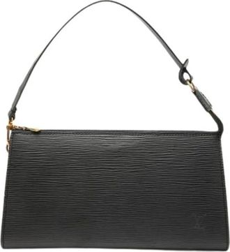 Louis Vuitton Pre-owned Shoulder Bags, female, Black, Size: ONE SIZE Pre-owned Vintage Shoulder Bag