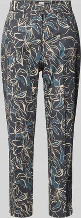 Brax Brax Hose im Allover-Look Modell Mara S in Marine, Gr&ouml;&szlig;e 36
