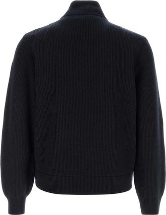 Moncler Quilted Wool-Blend Jacket - Navy