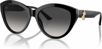 Jimmy Choo London Womens Jc5007 50008G Sunglasses In Black / Gradient Grey
