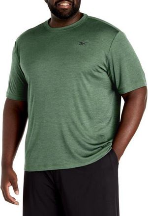 Reebok Big & Tall ID Train Melange Performance Tee in Field Green at Nordstrom, Size 2X Big