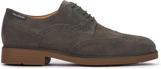 Mephisto Fernand Heren Veterschoen - Donkergrijs - Heren - Veterschoenen - Grijs - 40 1/2 EU - Leer - Schoenen