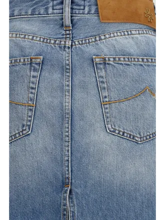 Jacob Cohen Five-Pocket Denim Skirt - Blue