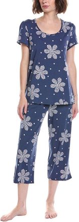 Cuddl Duds 2Pc Pajama Crop Set