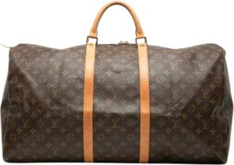 Louis Vuitton Pre-owned Weekend Bags, female, Brown, Size: ONE SIZE Pre-owned Keepall 60