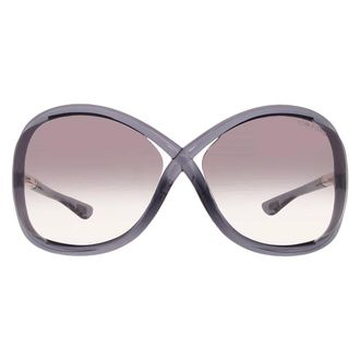 Tom Ford Whitney Smoke Gradient Oversized Ladies Sunglasses FT0009 0B5 64