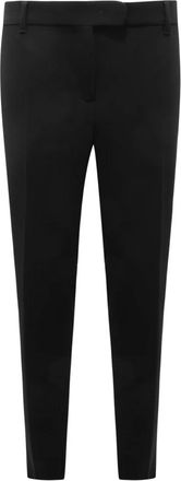 Max Mara Jerta WO Broeken - Dames - Slim Fit Broeken - Zwart - XS - Broeken