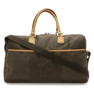 Louis Vuitton Pre-owned Nylon louis-vuitton-bags - Dames - Vintage Weekendtas - Groen - ONE Size - Nylon - Vintage