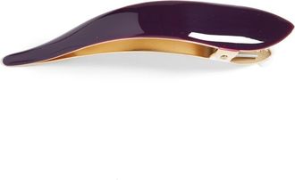 Ficcare Maximas Hair Clip in Silky Aubergine at Nordstrom, Size Medium
