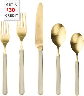 Mepra 5Pc Fantasia Ice Flatware Set With $30 Credit