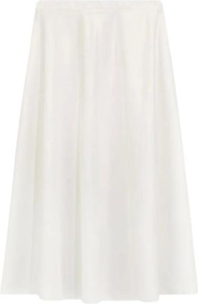 Liviana Conti Midi Skirts, female, White, Size: L L6Sk62A01-0 Midi Skirt