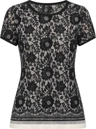 Dolce & Gabbana T-shirt in maglia - - Tops - Donna - Nero - L