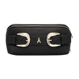 Patrizia Pepe Beauty Case Buckle - - Bags - Donna - Nero - ONE SIZE