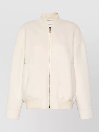 Sportmax wool double face bomber jacket