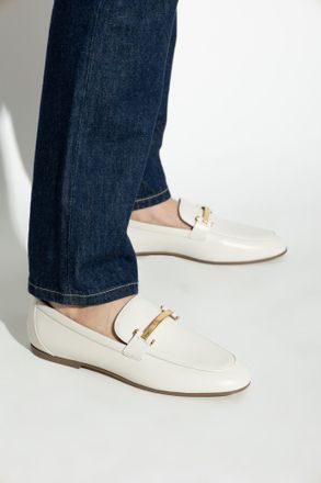 Tod's Loafers Type Shoes, Womens, Cream