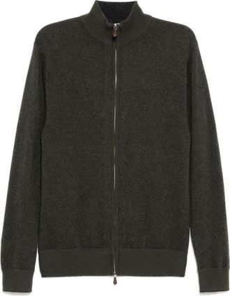 N.Peal Knightsbridge full-zip jumper - Green