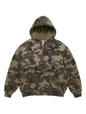 SUPREME x True Religion sweater met ritssluiting - Groen