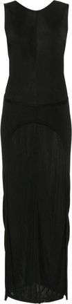 Philosophy di Lorenzo Serafini fine-knit maxi dress - women - Viscose - 42 - Black