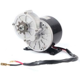 Elle Motor El&eacute;ctrico Reductor De Velocidad De 12 V Y 250 W, Con Pi&ntilde;&oacute;n De 9 Dientes, Motor Cc Con Escobillas Para Bicicletas Y Patinetes El&eacute;ctricos