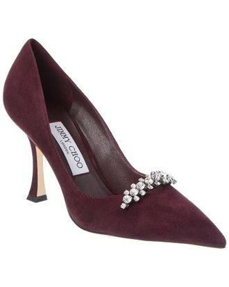 Jimmy Choo London Belinda 90 Suede Pump
