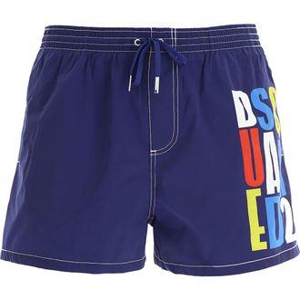 Dsquared2 Beachwear, male, Blue, Size: XL Stylish Beachwear