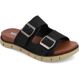Mia Esei Slide Sandal in Black at Nordstrom, Size 9