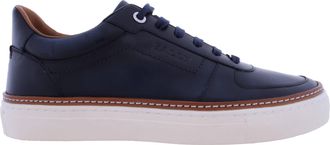 Bally Hens Brushed Leather Low-Top Sneakers, Brand Size 5 ( US Size 6 )