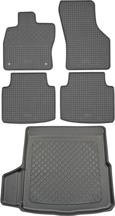 OEM Volkswagen Arteon Sed&aacute;n (4 Puertas) Desde Junio De 2017. Juego De Alfombrillas De Goma Para Coche Y Alfombrilla Para Maletero