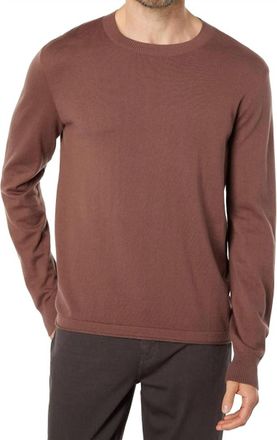 Paige Champlin Crew Neck Sweater In Smokey Lavender